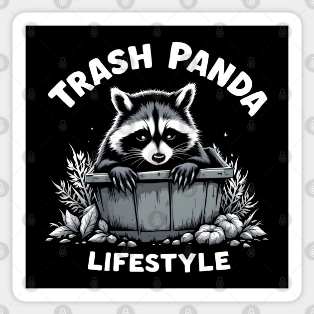 Trash Panda Lifestyle Sticker by MakerMind8.2